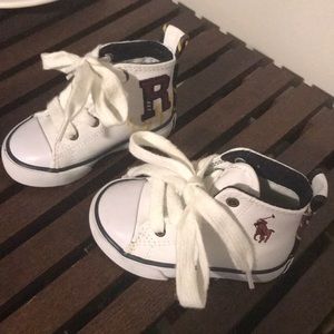 Like new polo high top sneakers